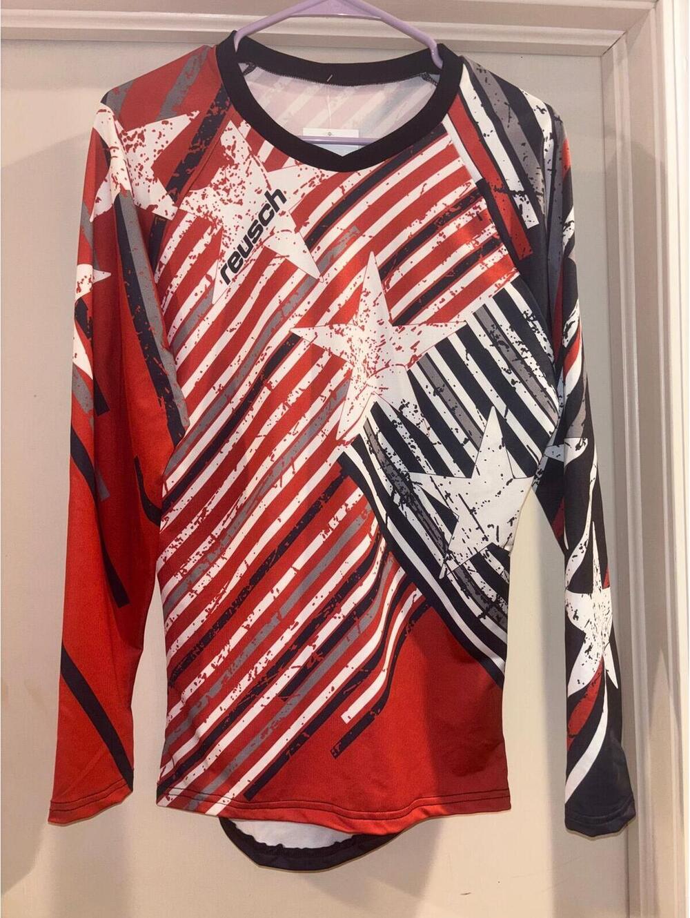 Reusch Patriot II Pro Long Sleeve Goalkeeper Jersey USA Adult Medium NWT
